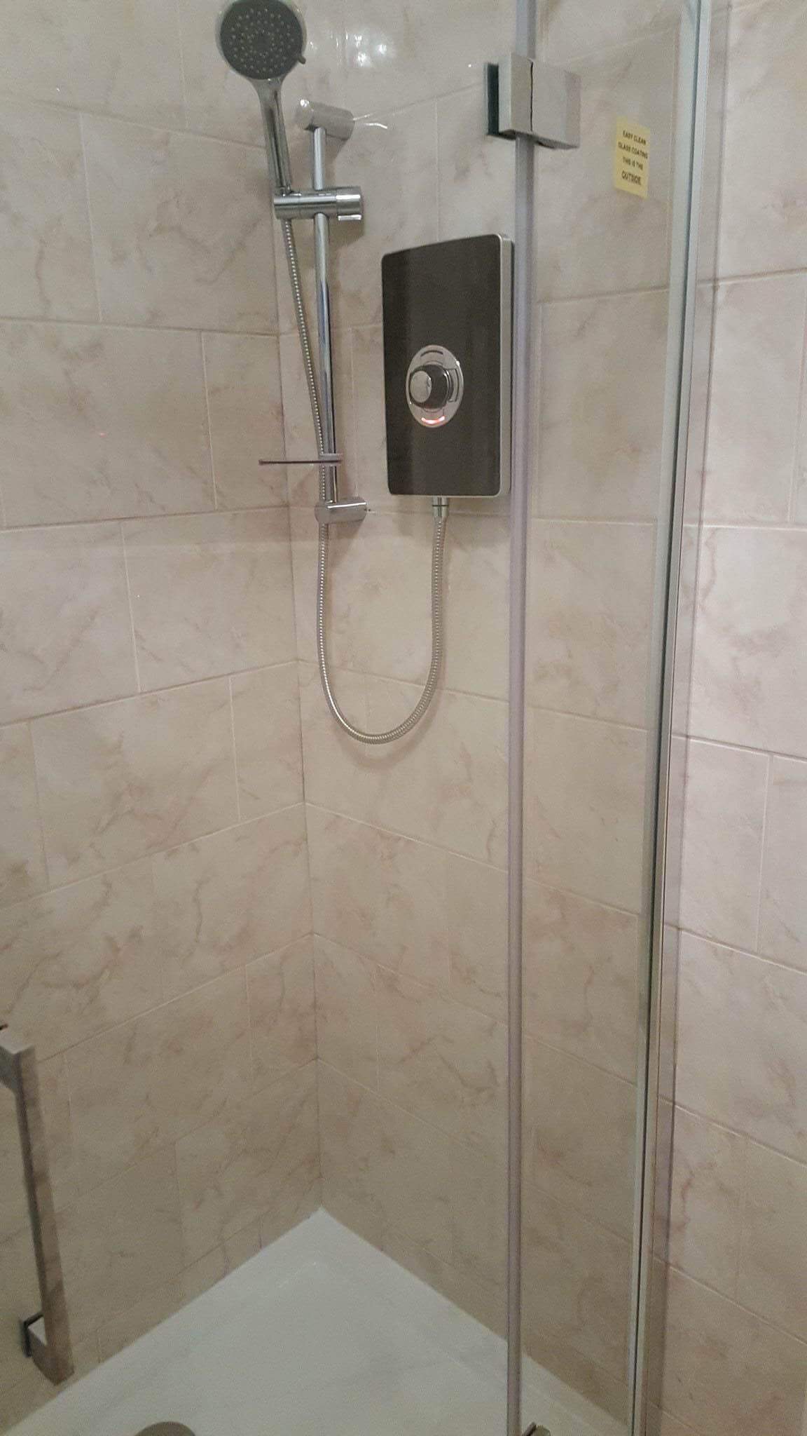 modern electric shower