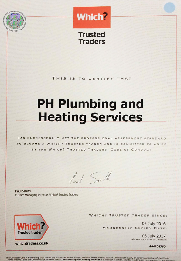 PH Plumbing Which Trusted Traders
